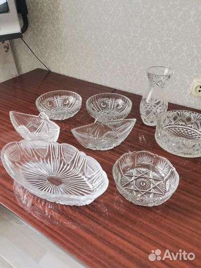 Вазы хрустальные СССР