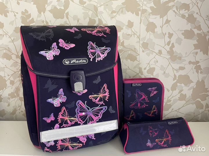 Ранец школьный Herlitz + 2 пенала