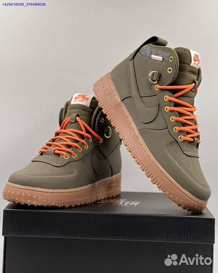 Кроссовки Nike Air Force 1 Duckboot (с мехом) (Арт.25103)