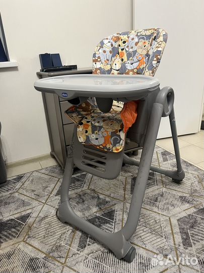 Стульчик для кормления chicco polly magic relax