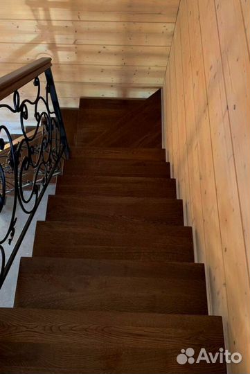 Обшивка ступеней Буком