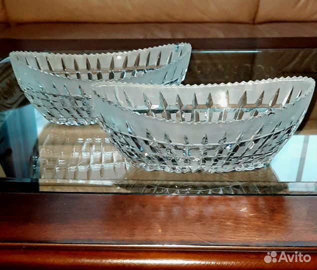 Хрустальная конфетница СССР