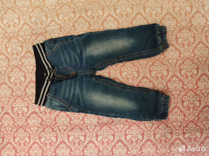 Джинсы утеплëнные на мальчика, размер 86