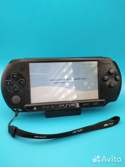 Sony PSP e1008 прошита, карта памяти 64gb