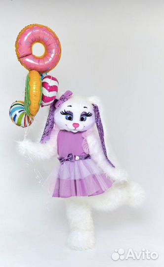 Зайка Ляля поздравление