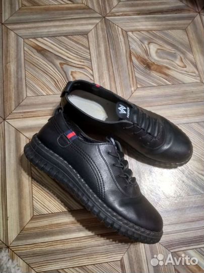 Туфли школьные 38 размер черные