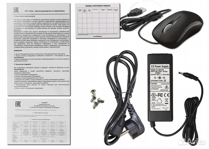 TSr-NV08154 видеорегистратор сетевой (NVR) Tantos