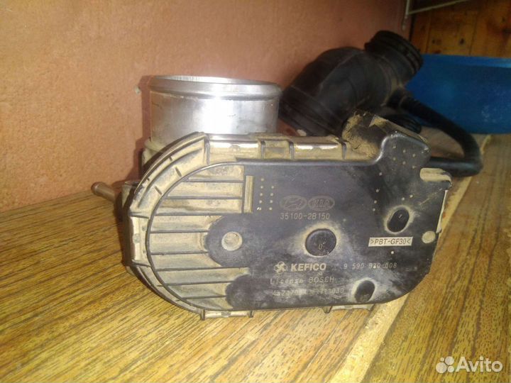 Дроссельная заслонка на Hyunday Solaris