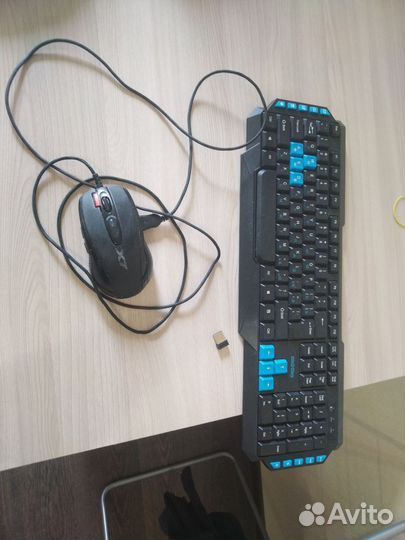 Клавиатура беспроводная и мышка x7 игровая