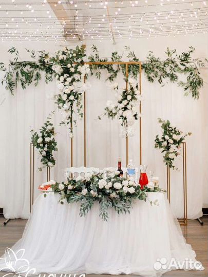 Оформление президиума Свадьба