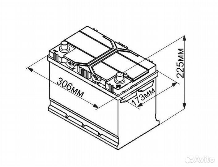 Tyumen Asia 95Ah 750A оп аккумулятор авто