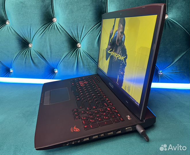 Игровой Asus ROG 17,3 i7 GTX FHD IPS SSD 12GB