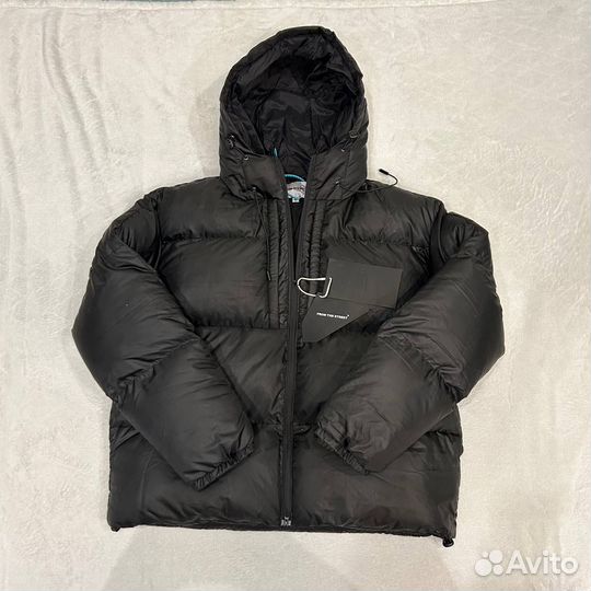 Пуховик balenciaga type black puffer jacket