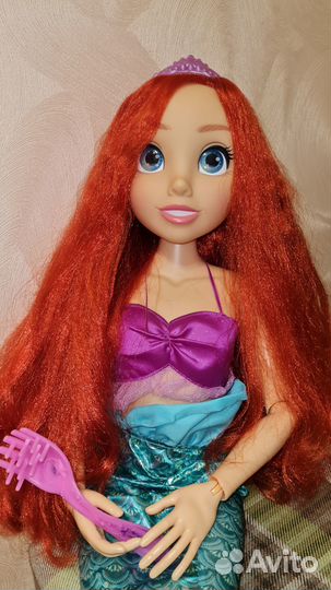 Кукла-русалочка Ариэль 80см