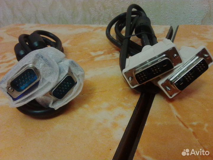 Кабеля, шнуры для пк и принтера,VGA,DVI-D