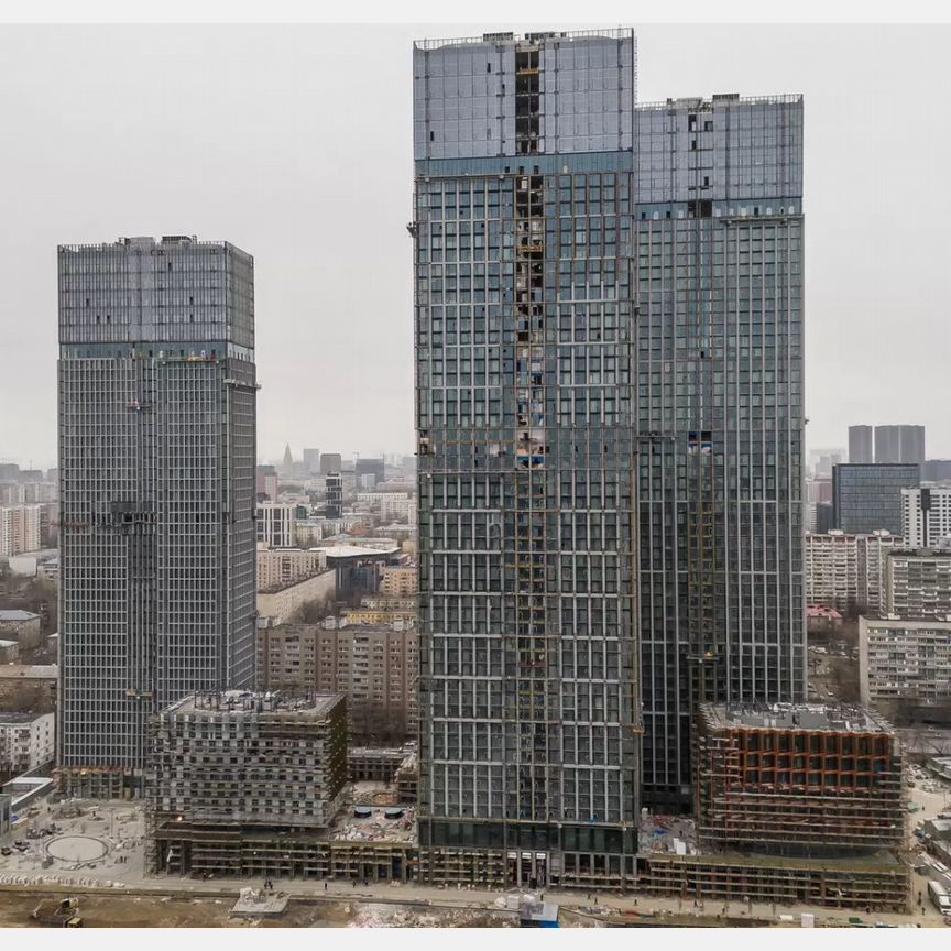 2-к. квартира, 64,9 м², 43/55 эт.