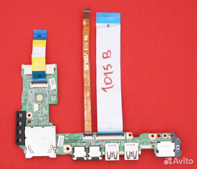 Плата USB+Audio+Cardreader+LAN для нетбука Asus Ee