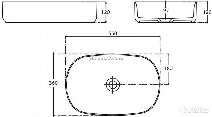 Раковина Allen Brau Fantasy 55 4.11022.SM розовый