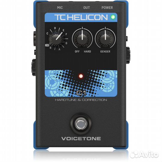 Напольная вокальная педаль TC helicon VoiceTone C1