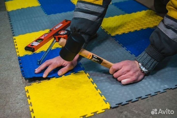 Модульное напольное покрытие для шиномонтажа