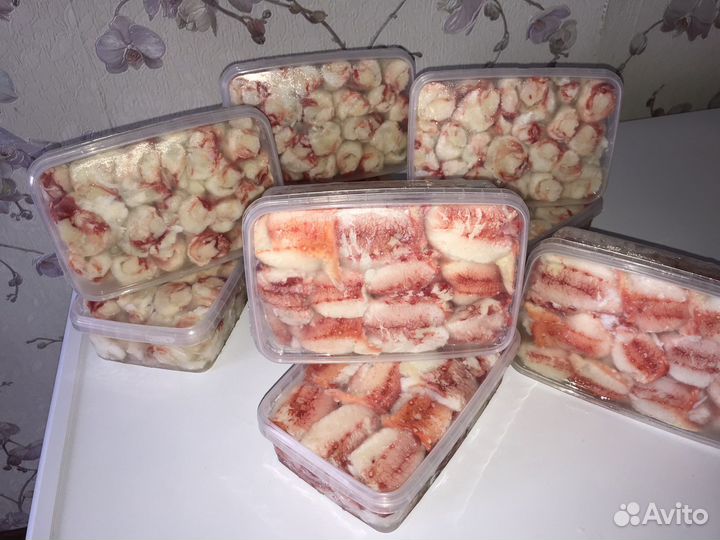 Камчатский краб фаланга колено салат