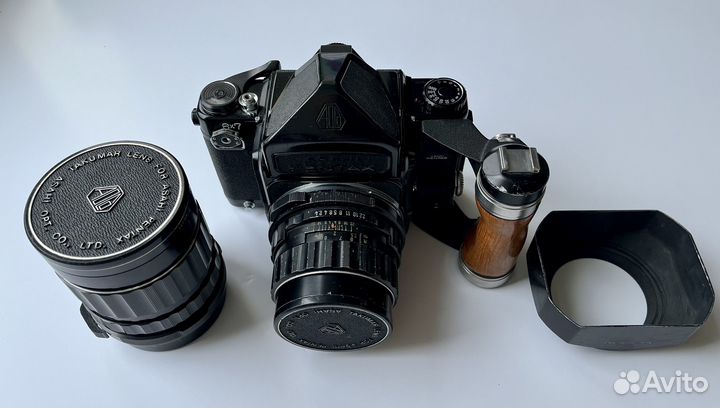 Pentax 6x7 с объективом 4.5/75 + Takumar 2.4/105