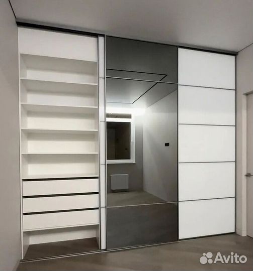 Шкаф-купе с зеркалом на заказ