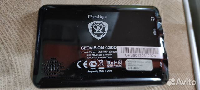 Навигатор prestigio geovision 4300