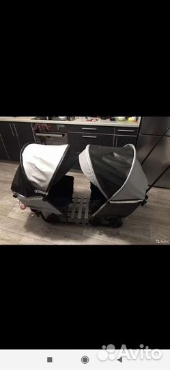 Санки коляска для двойни