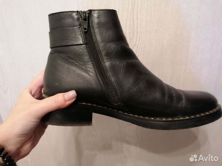 Полусапоги демисезонные натуральная кожа