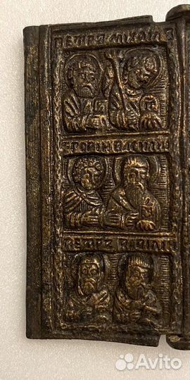 Икона складень Кирик и Иулита с избранными святыми