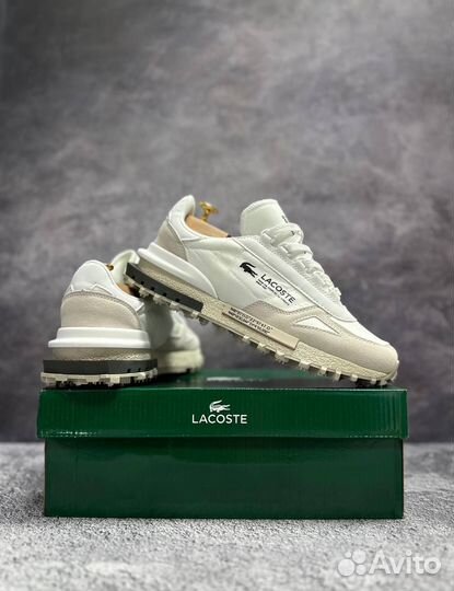 Мужские Кроссовки Lacoste Beige 41-45