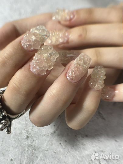 Крейзи маикюр/ наращивание ногтей / дизайны