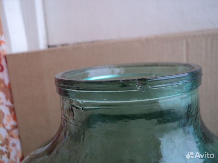 Банка 10-и л. Бутыль с притёртой пробкой