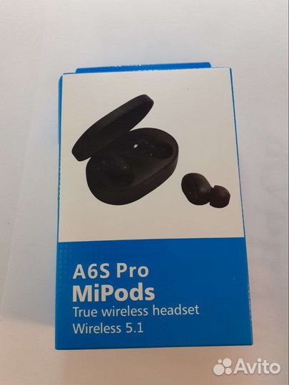 Беспроводные наушники mipods a6s pro