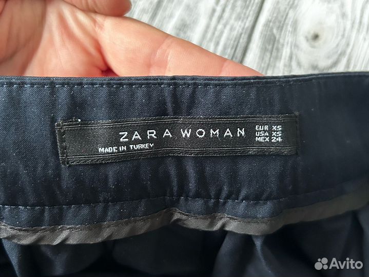 Юбка женская Zara XS Синяя