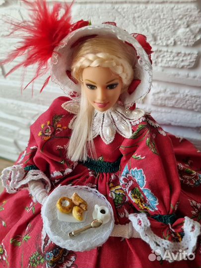 Кукла на чайник и самовар