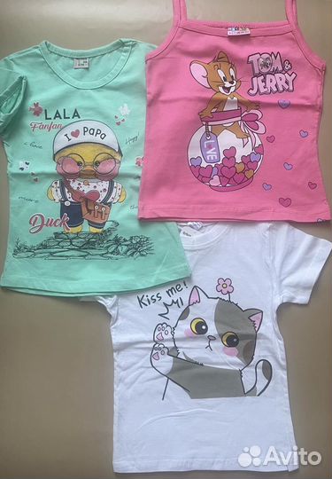 Одежда пакетом для девочки, новая р.104