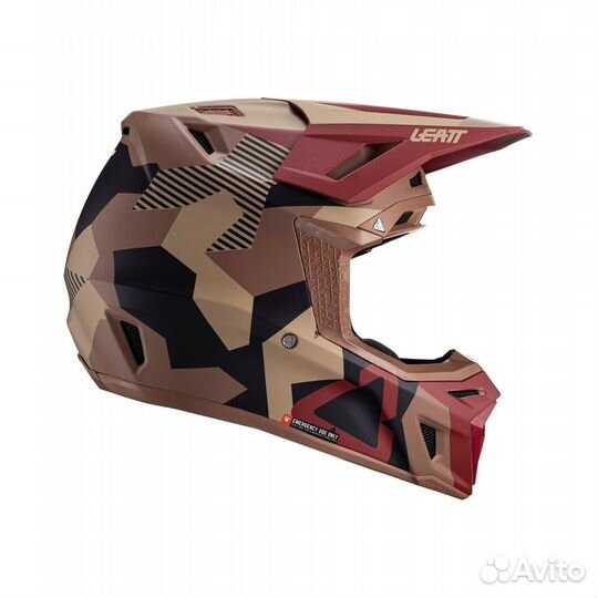 Kpoccoвый Шлем Helmet Kit Moto 8.5 Соmроsitе Rubу