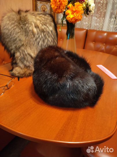Шапка норковая женская бу