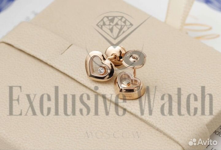 Серьги Chopard Happy Diamonds Icons Heart