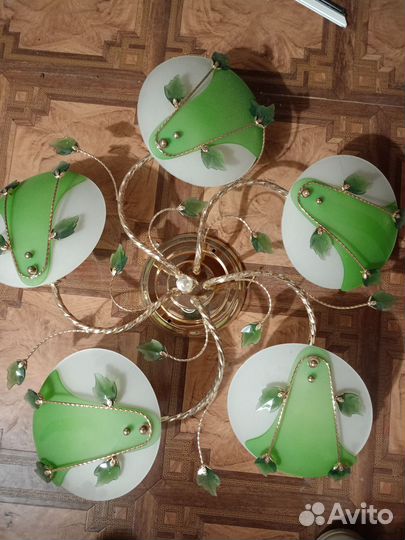 Люстра потолочная бу