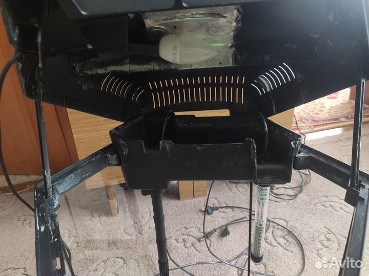 Аквариум hexa Set-II 41х60 см (60л) черный