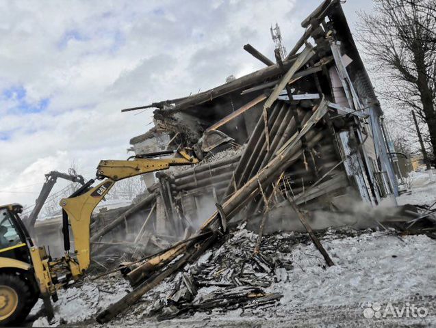 Снос и демонтаж домов, разбор зданий, вывоз мусора