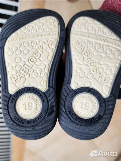 Ботинки Pablosky для мальчика 19р