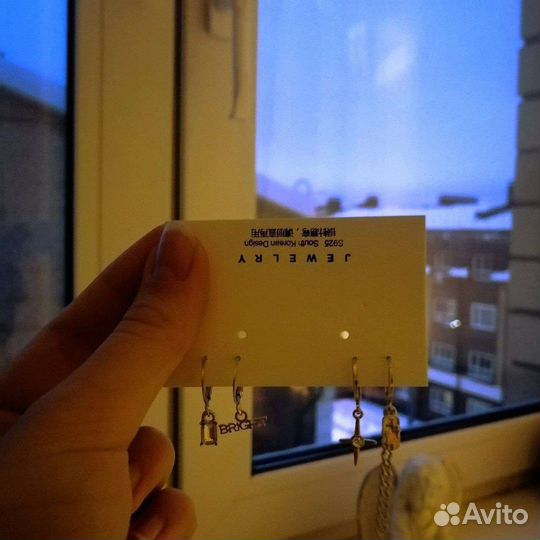 Бижутерия серьги