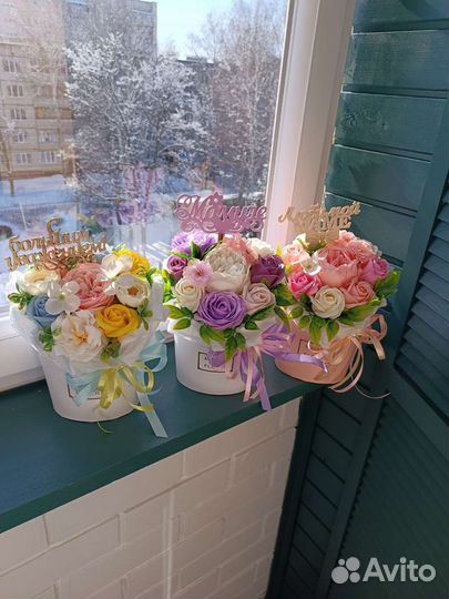 Букет из мыла