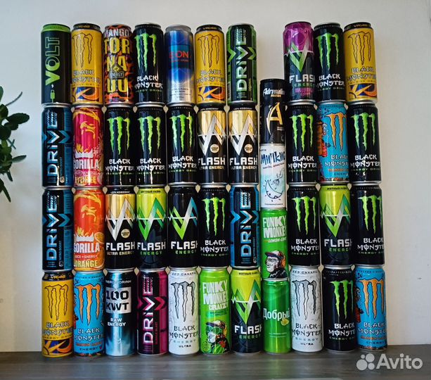 Банки от энергетиков, газировки