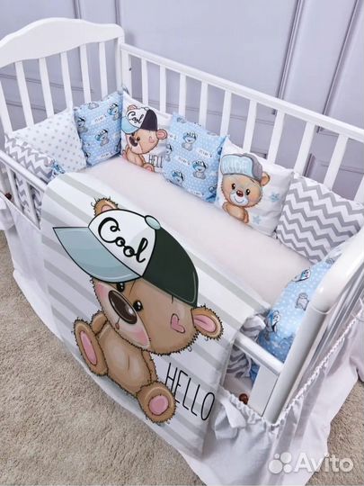 Комплеты бортиков с одеялком