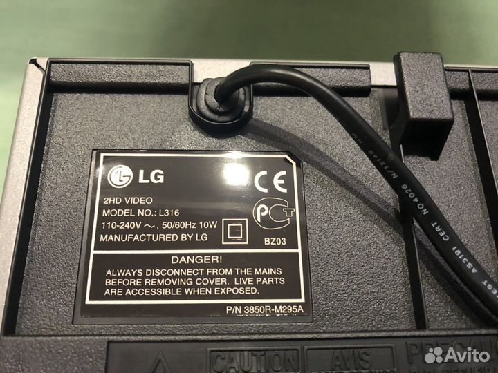 Видеопроигрыватель LG модель l316